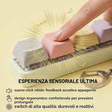 Carica l'immagine nel visualizzatore di Gallery, Stile Tastiera Fidget Meccanico, Comodi e Durevoli, Divertente e Decompressivo, Gadget Antistress Clicker Tastiera per A