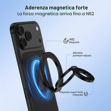 Carica l'immagine nel visualizzatore di Gallery, Supporto magnetico ad anello per telefono per MagSafe Ring Stand per iPhone 17 Pro Max 16 Plus 15 14 13 12, cavalletto m