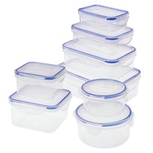 Carica l'immagine nel visualizzatore di Gallery, Set di Contenitori per Alimenti, Ermetica 8 Pezzi in Plastica Senza BPA,Adatto per Lavastoviglie,Congelatore,Microonde