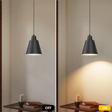 Carica l'immagine nel visualizzatore di Gallery, Klighten Lampada a Sospensione E27, Nero, Lampadina non Inclusa