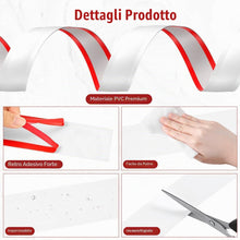 Carica l'immagine nel visualizzatore di Gallery, OSDUE Piatto Canalina Passacavi, 4m×4.2cm per Cavi Pavimento Della Parete