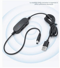 Carica l'immagine nel visualizzatore di Gallery, Sostitutivo USB Cavo 5V con Velocità e Direzione Regolabili per Trapano per Unghie | 150cm | DC 5,5 * 2,1mm | Indicatore