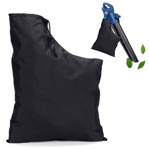 Borsa per Soffiare le Foglie, Sacchetto Per Aspirafoglie, Sacchetto Per Foglie Con Cordino, Sacco di Raccolta per soffiatore di Foglie, Aspirafoglie Borsa Conservazione per Giardino Cortile (nero)