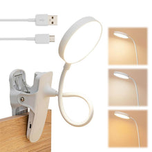 Carica l'immagine nel visualizzatore di Gallery, Ricaricabile Lampada Da Lettura, Luce Per Lettura Libri A Letto Con Clip, Ricaricabile, 3 Temperature Di Colore, Dimmera