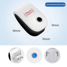 Carica l'immagine nel visualizzatore di Gallery, Okaywork Repellente per insetti - ultrasuoni topi, scaccia topi, Repellente per topi, Repellente elettrico ad ultrasuoni per insetti contro zanzare, scarafaggi, topi, ragni, mosche.(4 PCS)