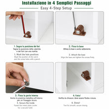 Carica l'immagine nel visualizzatore di Gallery, 2 Chiusure Magnetiche per Ante - Magneti per Armadi, Cassetti, Porte, Camper, Barche - Ferma Porta Magnetico - Calamita 