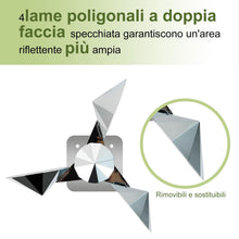 Carica l'immagine nel visualizzatore di Gallery, OFFO Deterrente per Piccioni,Scaccia Piccioni per Balcone,Riflesso a 360° con Base in Alluminio,Spaventa Uccelli per Gia