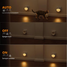 Carica l'immagine nel visualizzatore di Gallery, Luce Notturna Bambini, 2 Pezzi 3 Modalità Luce Notturna da Presa