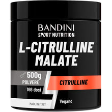 Carica l'immagine nel visualizzatore di Gallery, Bandini® L-Citrulline Malate Powder 500 g - Citrullina Malato 3 g per Dose
