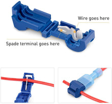 Carica l'immagine nel visualizzatore di Gallery, RUNCCI-YUN 120PcsT-Tap Connettore Terminali Maschi a Innesto Rapido, per Filo Elettrico Kit, T-Tap Rapido Connettore - p