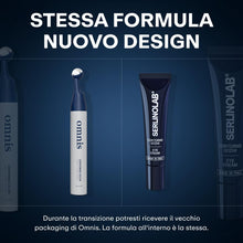 Carica l'immagine nel visualizzatore di Gallery, SERLINOLAB Contorno Occhi Uomo - Crema Anti Borse, Occhiaie e Rughe - con Caffeina, Acido Ialuronico e Argireline (Pepti