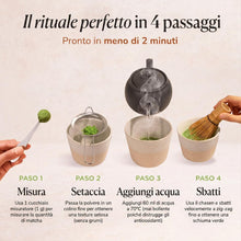 Carica l'immagine nel visualizzatore di Gallery, Matcha tea originale 100% bologico, grado cerimoniale, polvere organica dal giappone, naturale al 100%, tè matcha 80G - 