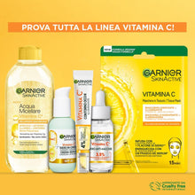 Carica l&#39;immagine nel visualizzatore di Gallery, Garnier SkinActive Contorno Occhi Illuminante, Vitamina C, Per uno Sguardo Più Fresco e Riposato, Antirughe, 15 ml