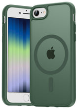 Carica l'immagine nel visualizzatore di Gallery, Natiiozie Magnetica Cover per iPhone SE 3/2 (2022/2020), iPhone 8/7 Compatibile con MagSafe Custodia Traslucida Opaca Po