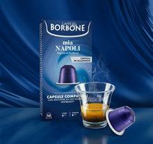 Carica l'immagine nel visualizzatore di Gallery, Caffè Borbone Miscela Mia Napoli - 100 Capsule ALLUMINIO (10 confezioni da 10) - Compatibili con le Macchine ad uso domestico Nespresso*