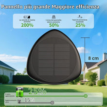 Carica l'immagine nel visualizzatore di Gallery, Luci solari per giardino esterno, confezione da 4 pezzi, 34 lm, luce bianca calda, 1000 mAh, IP65, luci solari da giardi