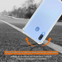 Carica l'immagine nel visualizzatore di Gallery, Cover Trasparente per Samsung Galaxy A40, Custodia Resistente in TPU, Anti Urto con Angoli Rinforzati, Protezione Bordi 