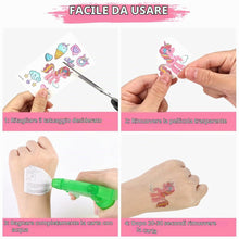 Carica l'immagine nel visualizzatore di Gallery, HOTUT Tenda per Bambini, Casetta da Giardino per Bambini con Luci Fatate e Adesivi Unicorno, Tenda da Gioco Castello da 