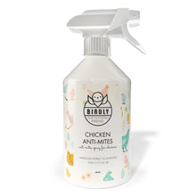 Carica l&#39;immagine nel visualizzatore di Gallery, Spray antiacaro BIRDLY per polli – 500 ml – Efficace repellente per acari con oli essenziali, spray antiacaro contro acari e parassiti, per la prevenzione e l&#39;infestazione acuta