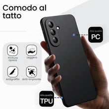 Carica l'immagine nel visualizzatore di Gallery, JETech Cover Slim per Samsung Galaxy A57, Nero