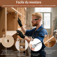 Carica l'immagine nel visualizzatore di Gallery, 20 Pezzi Supporti Per Mensole, Perni per Mensola, Perni Per Mensole Mensola Armadio, Staffe per Mensoles con Manicotto i