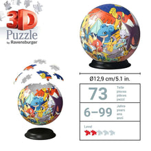 Carica l'immagine nel visualizzatore di Gallery, Ravensburger - Puzzle 3D Pokemon 72 pezzi, Puzzle per bambini 6+ anni
