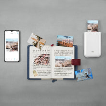 Carica l'immagine nel visualizzatore di Gallery, Xiaomi TEJ4019GL - Carta fotografica portatile per stampante, 20 fogli di carta fotografica di alta qualità da 3"