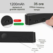 Carica l'immagine nel visualizzatore di Gallery, Lampada Libro Piatta LED Ricaricabile USB-C, Luce per Libri con 3 Colori e Luminosità Regolabile, Lampada da Lettura con