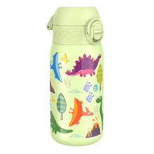 Carica l&#39;immagine nel visualizzatore di Gallery, Ion8 Borraccia Acciaio per Bambini, 400ml, a Prova di Perdite, Facile da Aprire, Serratura Sicura, Lavabile in Lavastoviglie, Maniglia per il Trasporto, Facile Pulizia, Durevole, Design Dinosauri