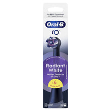 Carica l'immagine nel visualizzatore di Gallery, Oral-B Testine di Ricambio iO Radiant White, Nere, 4 Ricambi