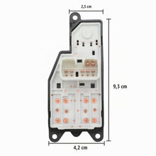 Carica l'immagine nel visualizzatore di Gallery, Pulsantiera alzacristalli Per Agila A Ignis Wagon-R, Interruttore Finestra Anteriore Sinistro 3799086G20