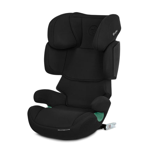 CYBEX Silver Seggiolino Auto per Bambini Solution X i-Fix, Per Auto Con e Senza ISOFIX, Per Bambini da circa 3 a 12 Anni (100 - 150 cm), Da 15 a 50 kg circa, Pure Black