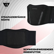 Carica l'immagine nel visualizzatore di Gallery, BLACKWILD Fascia Lombare Supporto Schiena - Cintura Lombare Per Moto | Regolazione della Fascia Schiena per Uomini e Donne, Fascia Lombare Riscaldante