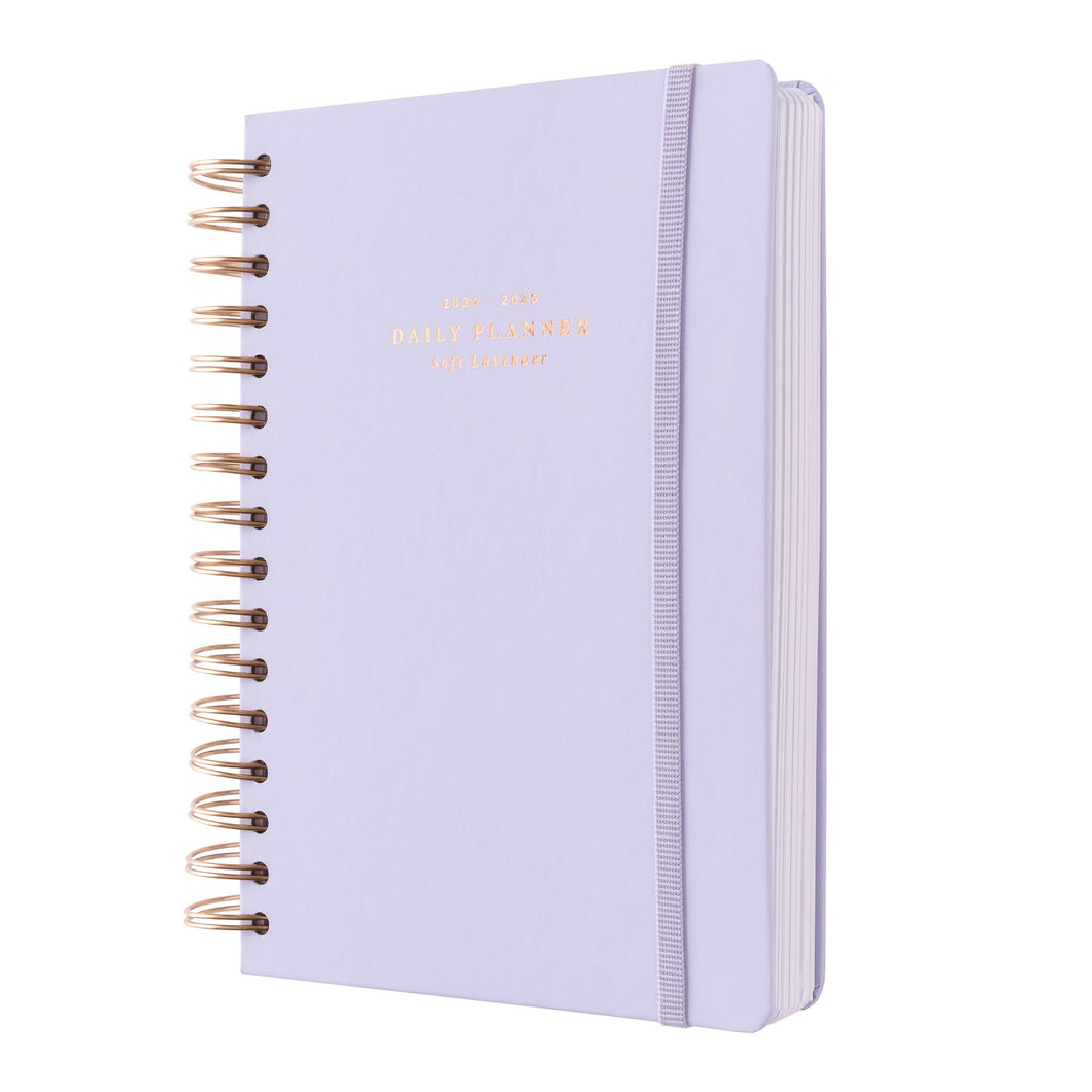 Kokonote: Agenda Giornaliera 2024-2025 Soft Lavander, Diario Scolastico A5 14,8x21 cm, Daily Planner 2024 2025 Muse, Agenda Universitaria 2024 2025, Diario scuola 2024 2025 superiori o medie