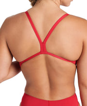 Carica l'immagine nel visualizzatore di Gallery, ARENA Solid Challenge Team Costume Intero Donna, Costume Donna ad Asciugatura Rapida, Costume da Bagno Sportivo in Tessuto MaxLife Eco Resistente al Cloro, Protezione UV, Tessuto Frontale Foderato