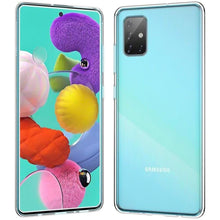 Carica l'immagine nel visualizzatore di Gallery, Oprimio Custodia trasparente per Samsung A71 [cover in silicone] [%100 trasparente] [materiale tedesco] [ultra sottile] 