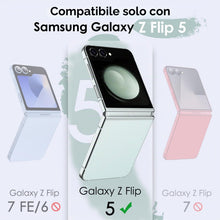 Carica l'immagine nel visualizzatore di Gallery, JETech Cover con Anello per Samsung Galaxy Z Flip 5, Verde Menta