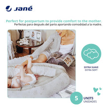 Carica l&#39;immagine nel visualizzatore di Gallery, Culottes Lavabili Jané 5, Slip a Vita Alta, Taglia Unica, Tessuto Elasticizzato, Adatti al Post-Parto, ipoallergenici, Bianchi