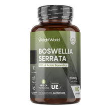 Carica l'immagine nel visualizzatore di Gallery, Boswellia Serrata WeightWorld, 180 Capsule Vegane (per 6 Mesi) da 2000mg