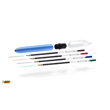 Carica l'immagine nel visualizzatore di Gallery, BIC 4Colori Original, Penne a Sfera a Scatto, Colorate, Punta Media (1 mm), Cancelleria Scuola e Ufficio, Set Penne 2+1 Unità