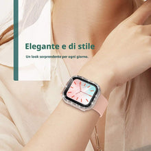 Carica l'immagine nel visualizzatore di Gallery, TOCOL 2 Pezzi Cover Diamanti per Apple Watch SE 3 2 1, Series 6 5 4 40mm con Vetro Temperato Pellicola Protettiva, Coper