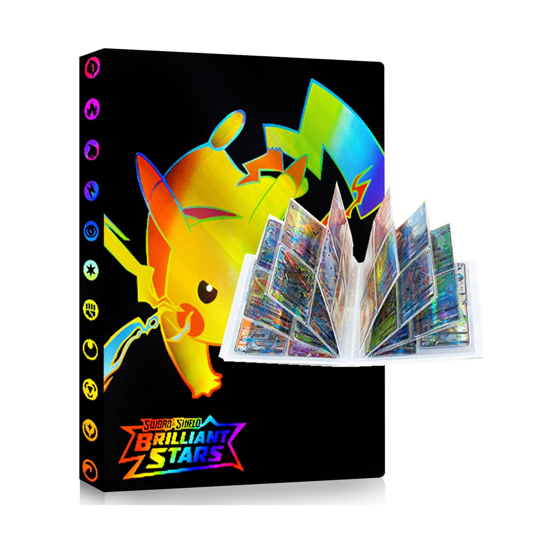 Raccoglitore di carte, Album di carte, Porta carte a 4 tasche, Album e custodie per giochi di carte collezionabili, Capacità 240 carte SRDT-5