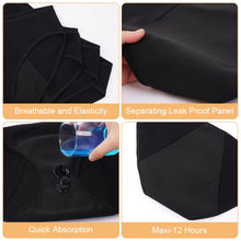 Carica l'immagine nel visualizzatore di Gallery, 4 Pezzi Mutandine Mestruali, Mutandine Assorbenti a Prova di Perdite, Cotone Slip Ciclo Protettive Periodico per Donna, Assorbenti e Riutilizzabili, Anti Perdite Lavabili(M)