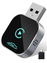 Carica l'immagine nel visualizzatore di Gallery, Adattatore Wireless CarPlay e Android Auto USB/Type-C iOS10+ Android11+