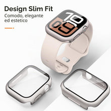 Carica l'immagine nel visualizzatore di Gallery, Mugust 2 Pezzi Cover per Apple Watch SE 3/2/1 /Series 6 5 4 40mm Vetro Temperato Pellicola Protettiva,PC Rigido Case Pro