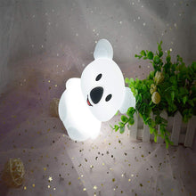 Carica l'immagine nel visualizzatore di Gallery, luce notturna Bambini, LED Forma animale silicone luce notte con 9 colori che cambiano/USB ricaricabile/telecomando e to
