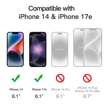 Carica l'immagine nel visualizzatore di Gallery, JETech Pellicola Protettiva One Touch per iPhone 14/17e, 2 Pezzi