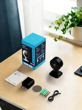 Carica l'immagine nel visualizzatore di Gallery, GNCC GC3 Videocamera Sorveglianza Interno WiFi 1080P Fissa, 2.4GHz, Plug-in