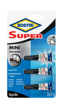 Carica l'immagine nel visualizzatore di Gallery, BOSTIK Colla Istantanea Universale Super Mini Blister 3 x 1 gr