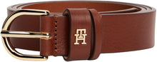 Carica l'immagine nel visualizzatore di Gallery, Tommy Hilfiger Donna Cintura Essential Effortless 2,5 cm Cintura in Pelle, Marrone (Winter Cognac), 70 cm